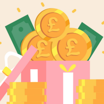 bank notes and coins, money graphic