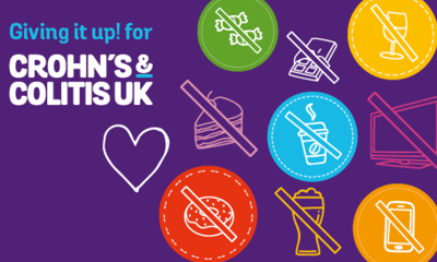 Giving It Up For Crohn's And Colitis Illustration