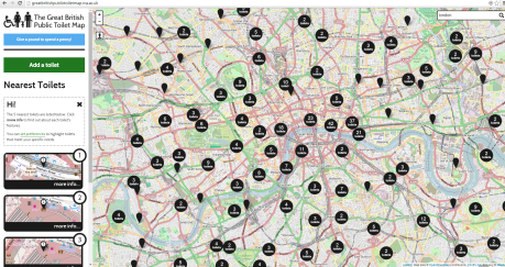 Great British Public Toilet Map screenshot