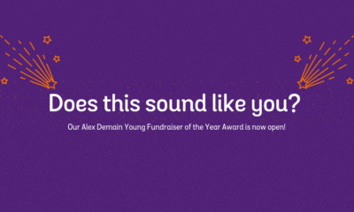 Does this sound like you? Our Alex Demain young fundraiser of the year awards is now open!