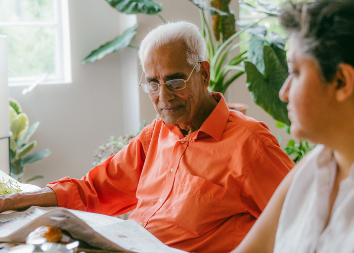 Older Couple Reading