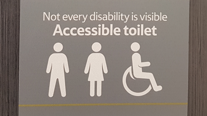 Tesco Toilet Sign