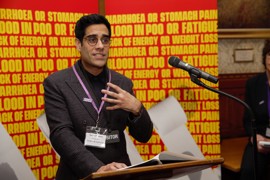 Our ambassador Sacha Dhawan speaking