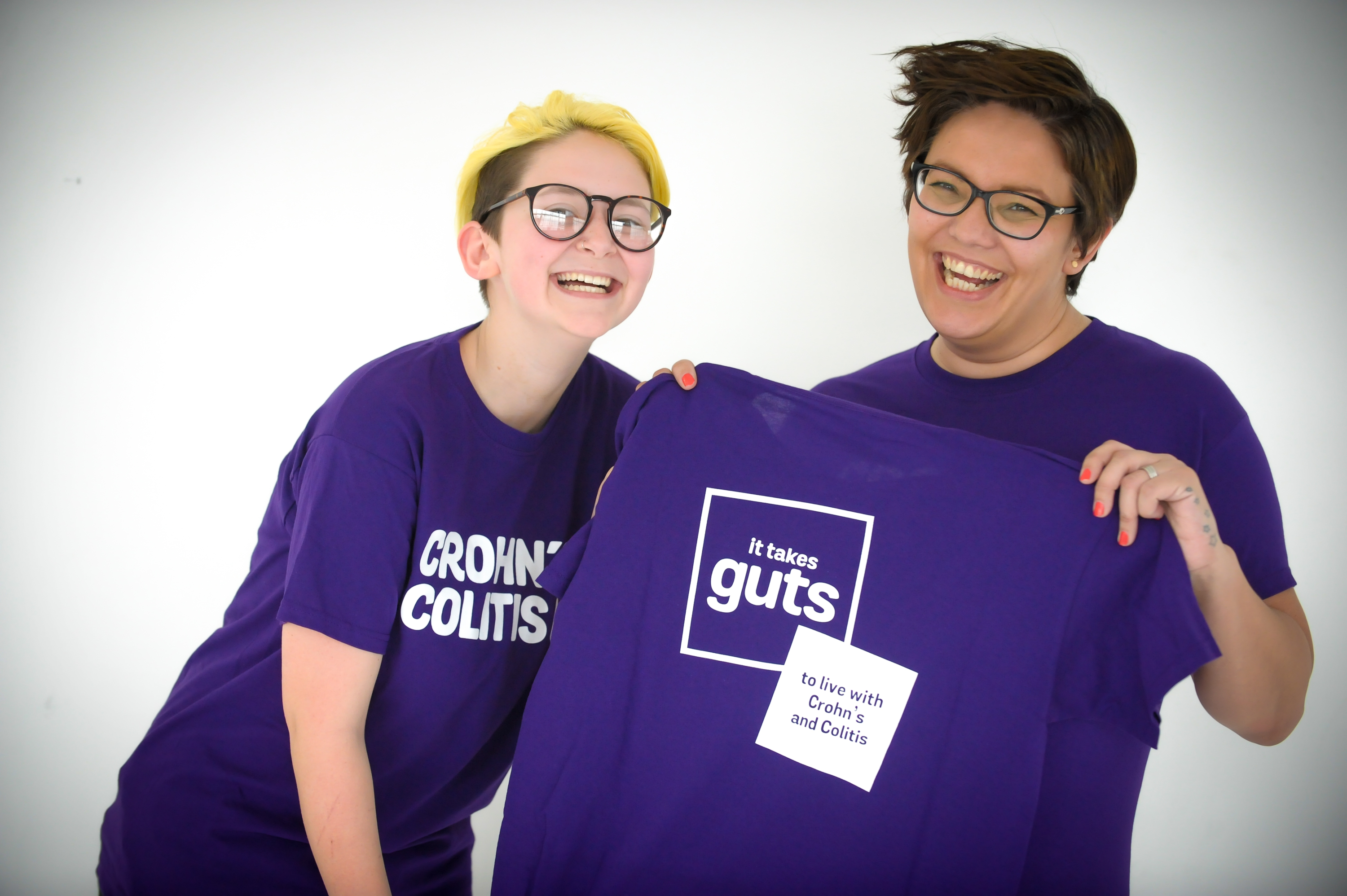 Crohn's and colitis uk t shirt Clearance