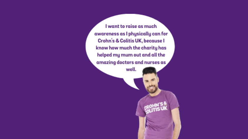 Rylan with a speech bubble