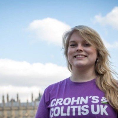 Women standing outside of Parliament